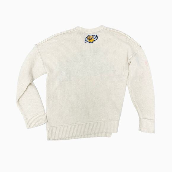 Zadig & Voltaire Lakers Nba X Zv Jumper 100% Cashmere Crewneck Sweater Large - Picture 7 of 12